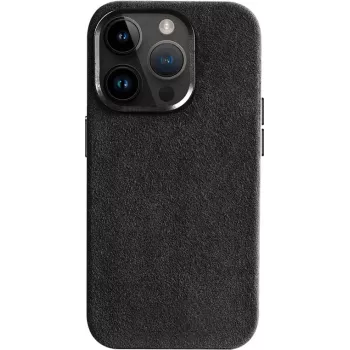 CYOO Alcantara Hülle für Apple iPhone 16 Pro Max – Schwarz CY123618