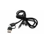 EXSYS EX-K1404 2-in-1 zu 3-in-1 USB-C/A zu USB-C/Micro B/Lightning Nylon umflochtenes Multi-Lade- und Datenkabel, 1,2m, Schwarz