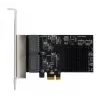 EXSYS EX-6083 PCIe x4 Gigabit Ethernet 4-Port Low-Profile Netzwerkkarte