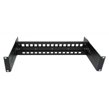EXSYS DIN-Rail Rackmount Kit, 2U, 19-Zoll, 35mm DIN-Rail, Schwarz EX-6090