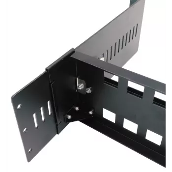 EXSYS DIN-Rail Rackmount Kit, 2U, 19-Zoll, 35mm DIN-Rail, Schwarz EX-6090