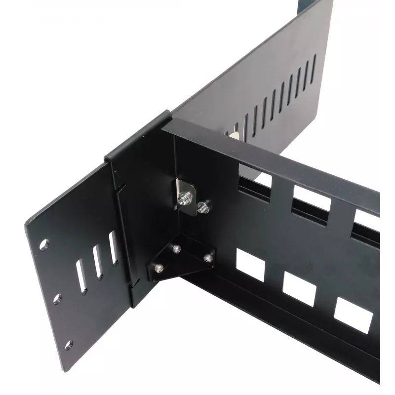 EXSYS DIN-Rail Rackmount Kit, 2U, 19-Zoll, 35mm DIN-Rail, Schwarz EX-6090