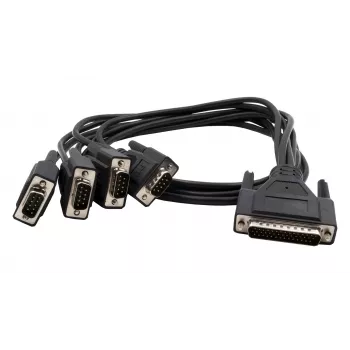 EXSYS Octopus-Kabel mit 4 x 9 Pin, 1 Meter Länge (EX-OPTC44-9-100)