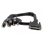 EXSYS Octopus-Kabel mit 4 x 9 Pin, 1 Meter Länge (EX-OPTC44-9-100)