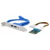 EXSYS EX-48010-3 Mini PCIe USB 3.2 Gen 1 Karte mit 2 Anschlüssen (NEC)