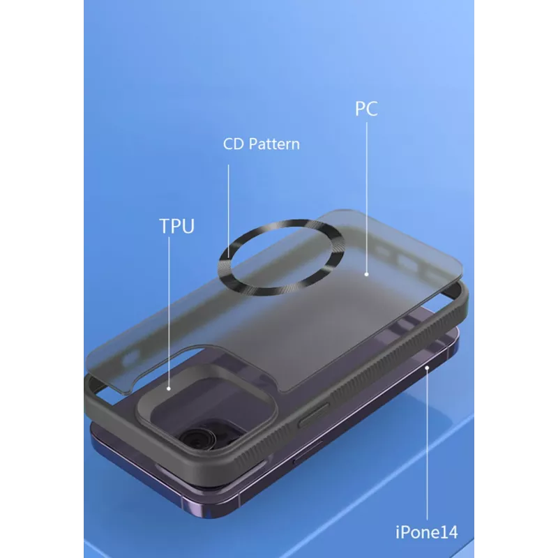 CYOO MagSafe Hülle für iPhone 15 Pro - Transparent CY123278