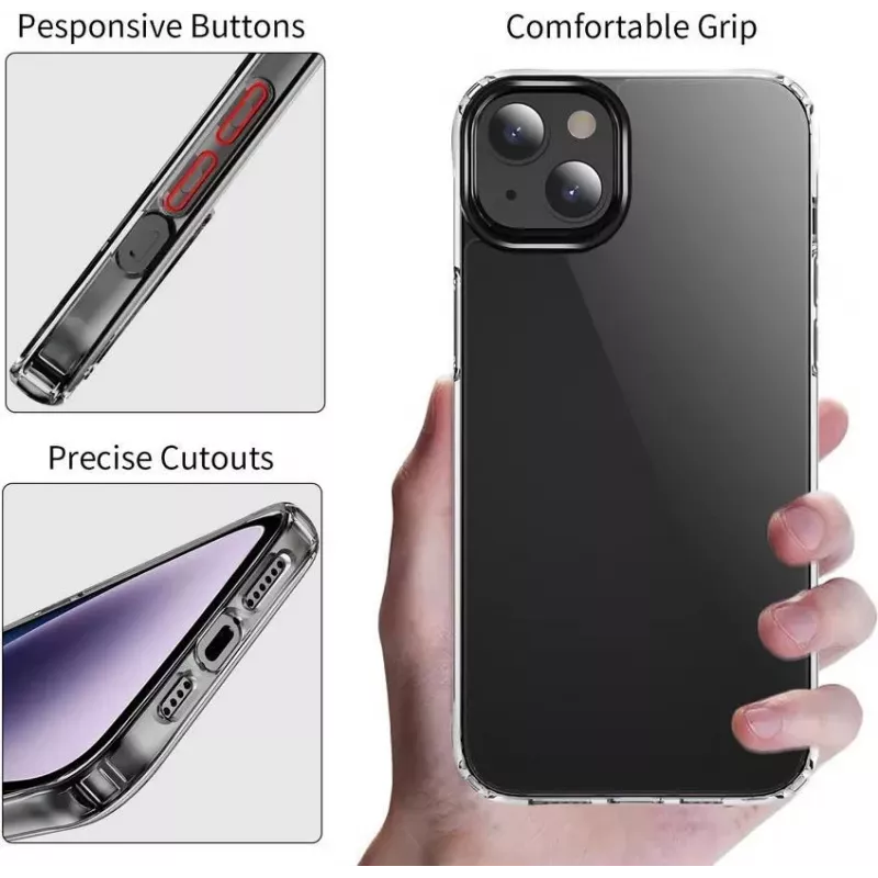 CYOO Silikonhülle für Apple iPhone 15 Transparent (CY123231)