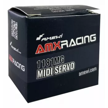 Amewi Micro-Servo AMXRacing 1181MG Midi Analog Servo Metallgetriebe (28445)