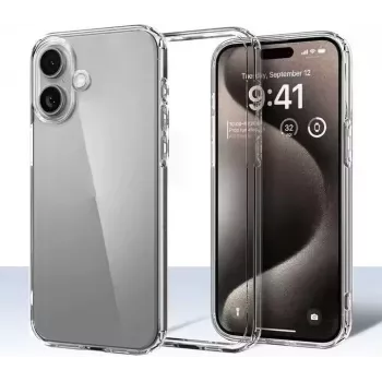 CYOO Silikon-Hülle für Apple iPhone 16 Plus, Transparent (CY123620)