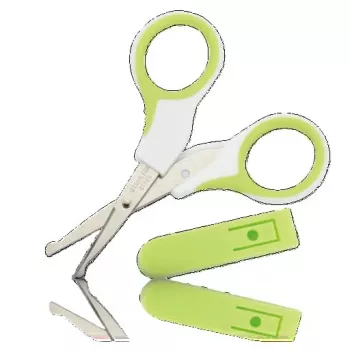 Kidsme Baby-Nagelschere mit abgerundeten Sicherheitsspitzen und Schutzdeckel