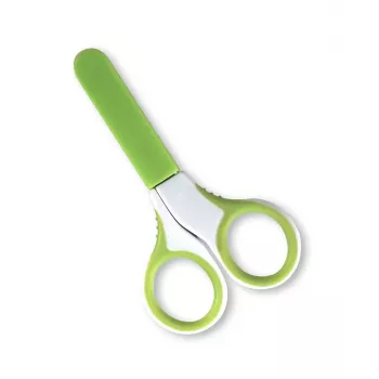 Kidsme Baby-Nagelschere mit abgerundeten Sicherheitsspitzen und Schutzdeckel