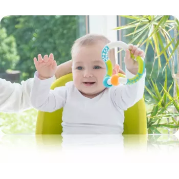 Kidsme Grab, Loop, Bend & Learn Rassel, 3M+