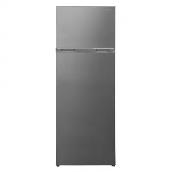 SHARP SJ-FTB01ITXSE-EU Freistehender Kühl-Gefrierschrank, 171 L, Silber
