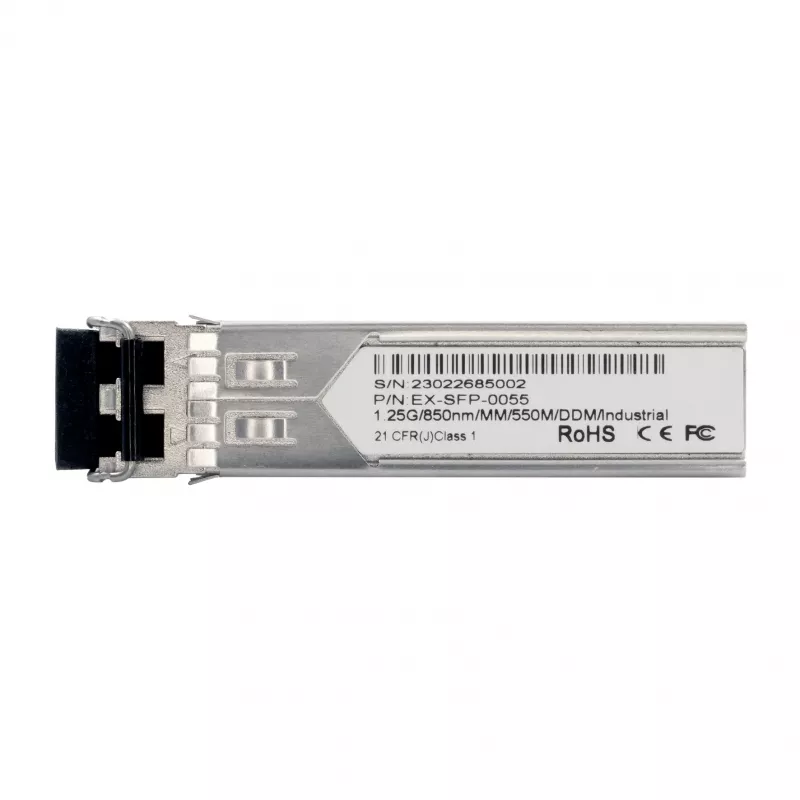 EXSYS EX-SFP-0055 SFP Transceiver LC Duplex Multimode 550m 1,25Gbps 850nm -40°C bis 80°C
