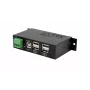 EXSYS EX-1594HMS USB 2.0 4-Port Industrie-Hub mit DIN-Schienen-Kit