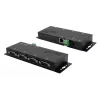 EXSYS EX-6164 4-Port RS-232 Serial Device Server, Ethernet zu Serial, Metall, 10/100 Mbps, Virtual COM
