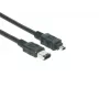 EXSYS FireWire 1394a Kabel 6-Pin auf 4-Pin, 1,5 m, Schwarz EX-K6810