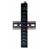 EXSYS EX-11290HMS USB 3.2 Gen 1 10-Port Hub mit 12V/5A Netzteil
