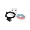 EXSYS EX-1311-2FT USB 2.0 auf RS-232 Seriell Adapter, DB9 Buchse, FTDI Chipsatz, Industrieller Temperaturbereich