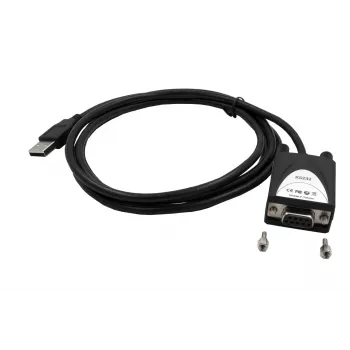 EXSYS USB 2.0 auf RS-232 Seriell Adapter mit +5V und LED, FTDI Chipsatz (EX-1311-2F-5V)