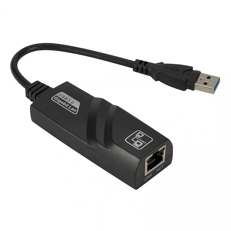 EXSYS EX-1320-3 USB 3.2 Gen 1 zu Gigabit Ethernet Adapter (Realtek RTL8153)