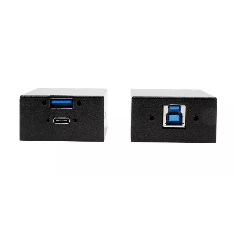 EXSYS EX-1448MM 2-Port USB 3.2 Gen1 Extender über Multimode-Glasfaserkabel bis zu 300 m