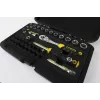 C.K Tools T4660 36-teiliger metrischer Steckschlüsselsatz mit 1/4-Zoll-Antrieb, 72-Zahn-Ratsche und Bits