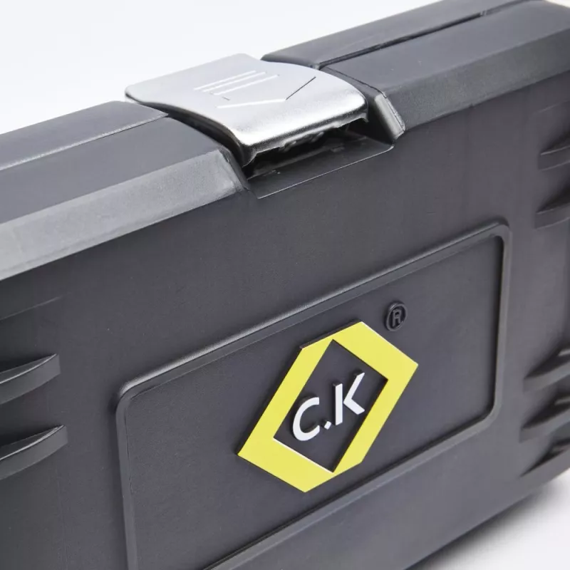 C.K Tools T4660 36-teiliger metrischer Steckschlüsselsatz mit 1/4-Zoll-Antrieb, 72-Zahn-Ratsche und Bits