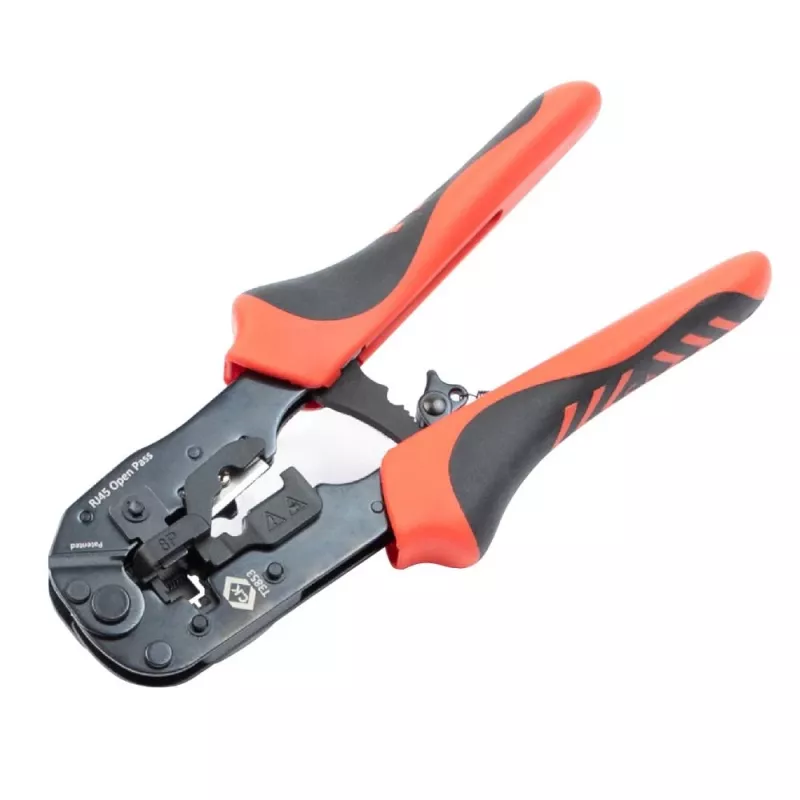 C.K Tools T3853 Crimpzange für Modularstecker für RJ11 RJ12 RJ45