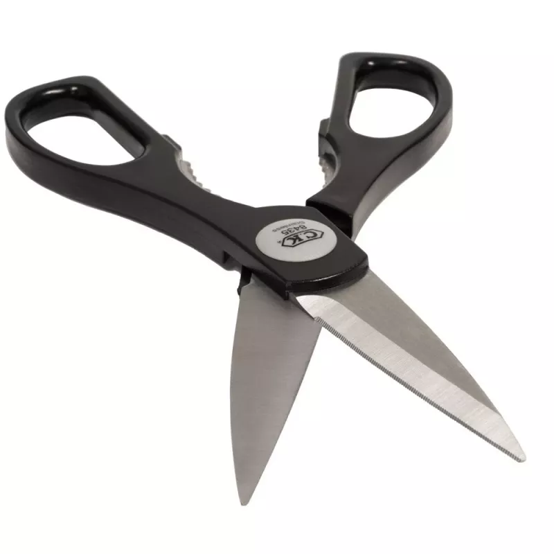 C.K Tools C8435 Universal-Schere 145 mm Edelstahl mikrozahnige Klinge mit Abisolierkerbe