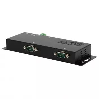 EXSYS EX-6162 Ethernet-zu-2x-RS-232-Serial-Server mit 12V/3A-Netzteil