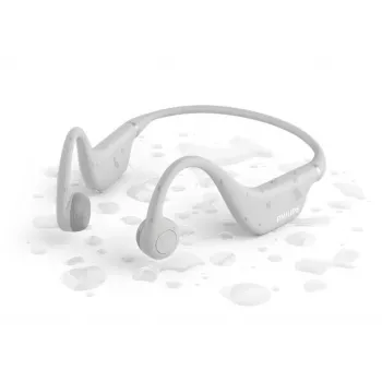 Philips TAK4607GY/00 Kinder-Kabellos-Open-Ear-Kopfhörer, Knochenleitung, IPX5, Weiß