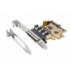 EXSYS EX-44354 4-Port PCIe RS-232 Serielle Karte mit Low-Profile-Bracket, FTDI-Chipsatz