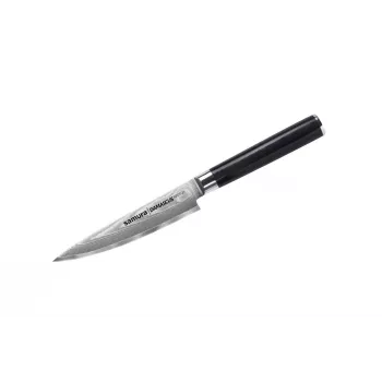SAMURA Damascus Universalmesser 125 mm, 67-lagiger VG-10 Kern, G-10 Griff