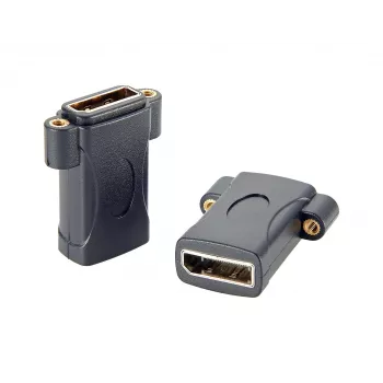 EXSYS EX-49304 Panel-Mount DisplayPort Buchse-zu-Buchse Adapter, verschraubbar, 8K 60Hz