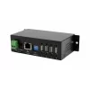EXSYS EX-6003HMVS-POE-ON 4-Port USB 2.0 über Gigabit Ethernet Server mit PoE, 15KV ESD-Schutz