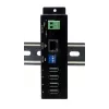 EXSYS EX-6003HMVS-POE-ON 4-Port USB 2.0 über Gigabit Ethernet Server mit PoE, 15KV ESD-Schutz
