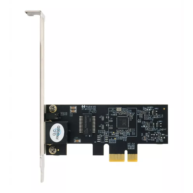 EXSYS 5 Gigabit Ethernet PCIe x1 Netzwerkkarte, Realtek RTL8126, RJ45, Low Profile EX-60151