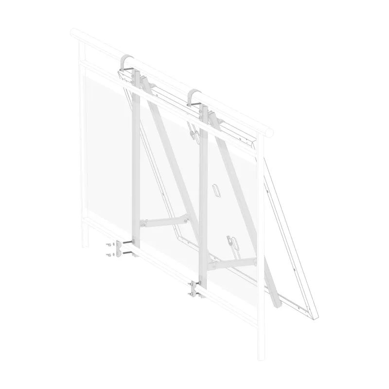 EcoFlow Halterung – Halbgeschlossener Balkon (EFA-BKWSEMIENCLOSED-W-EU)