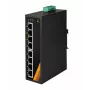 EXSYS EX-6226POE Industrie 8-Port Gigabit PoE+ Switch, 12-36VDC, DIN-Schiene