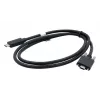 EXSYS USB-C auf USB-C 3.2 Gen 2x1 Kabel mit Sicherungsschrauben, 2m, Schwarz EX-K1591V-2.0