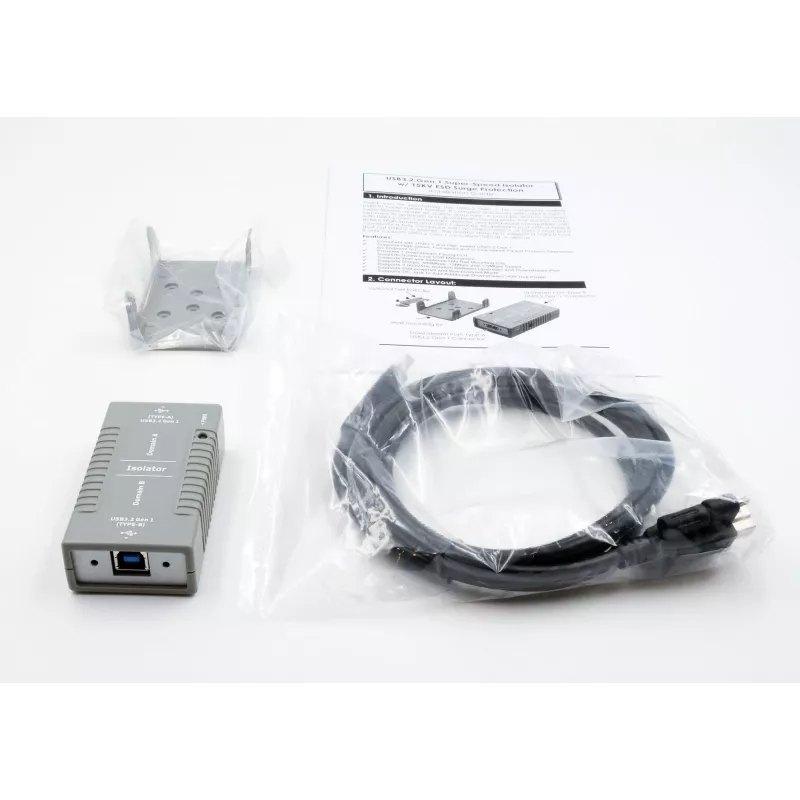 EXSYS EX-1452IS USB 3.2 Gen1 Isolationsadapter mit 3KV optischer Isolation