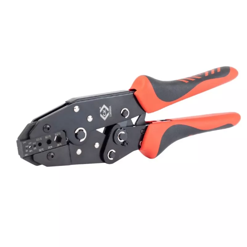 C.K Tools T3698A Ratschen-Crimpzange für BNC- und TNC-Koaxialstecker