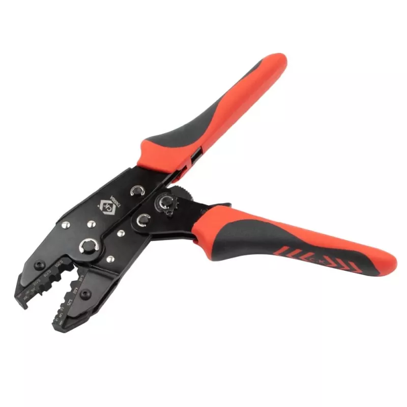 C.K Tools T3698A Ratschen-Crimpzange für BNC- und TNC-Koaxialstecker