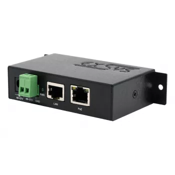 EXSYS EX-6009POE 90W Gigabit PoE++ Injektor, 48-57V DC Klemmenblock-Eingang, IEEE 802.3bt Type 4, DIN-Schienen-/Wandmontage