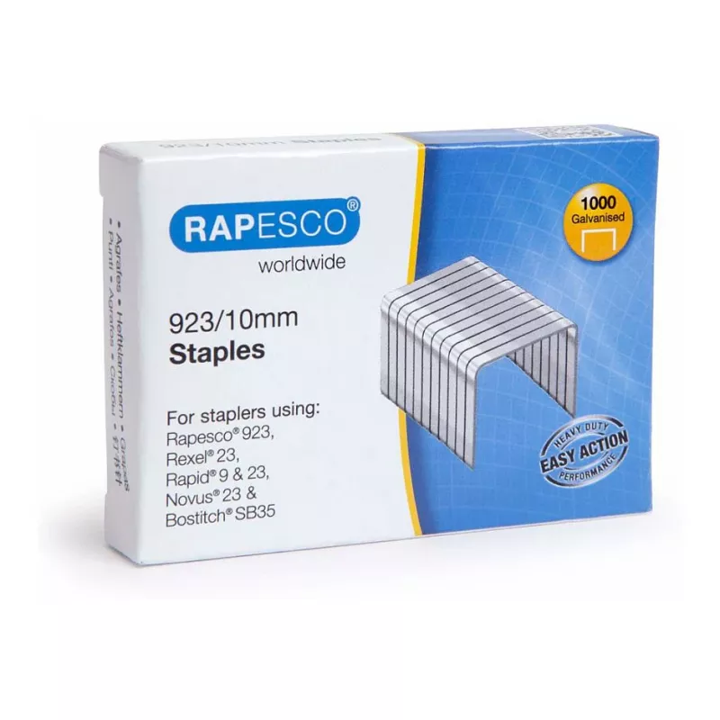 Rapesco Germ-Savvy ECO HD-100 Tacker, 20 Blätter, Schwarz 1307