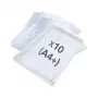 Rapesco ECO GRS A4 Dokumentenhüllen transparent klar, 10er-Pack (1816)