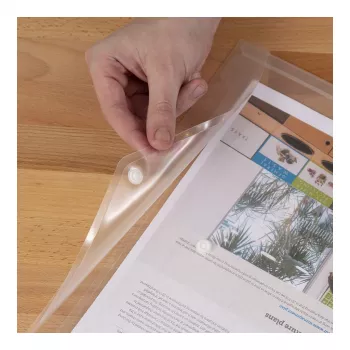 Rapesco ECO GRS A4 Dokumentenhüllen transparent klar, 10er-Pack (1816)