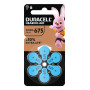 Duracell EasyTab 675 PR44 Zink-Luft Hörgerätebatterien, 6er-Pack 167346