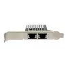 EXSYS Dual 10 Gigabit Ethernet PCIe x4 Karte, Intel X550-AT2, 2x RJ45, Low-Profile EX-60222